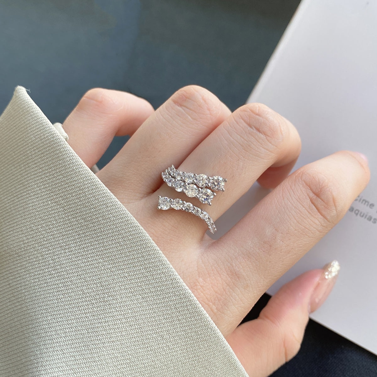 [HOT]Unique Vivid Snake Shape Daily Ring