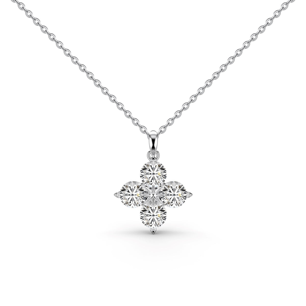 [HOT]Four-Leaf Clover And Eight-Pointed Star Necklace
