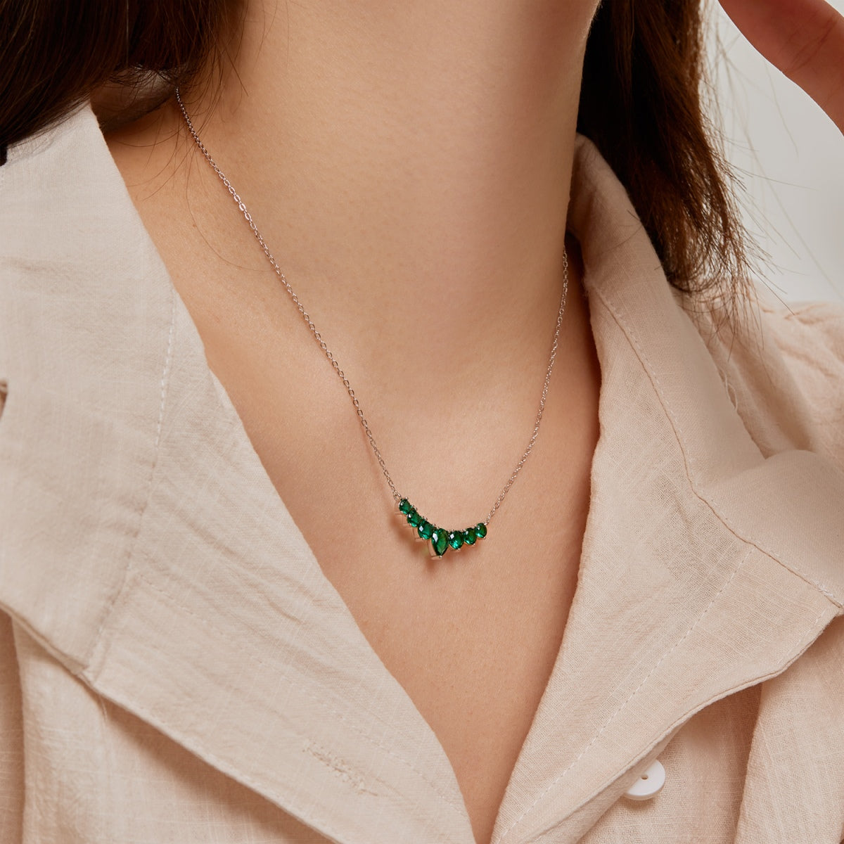 [HOT]Dainty Colorful Heart Necklace