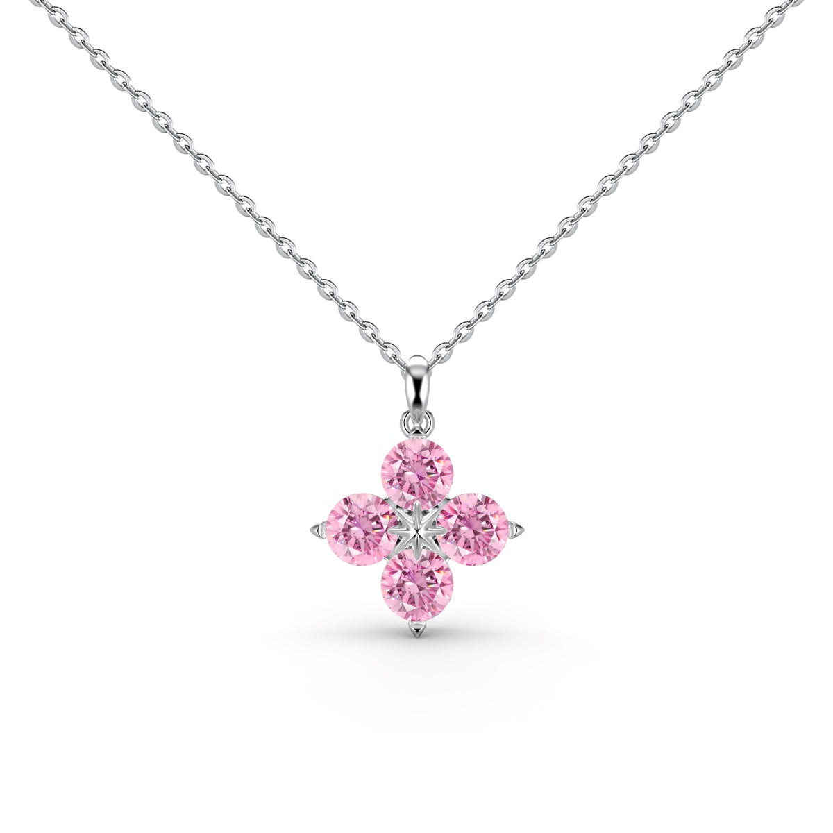 [HOT]Four-Leaf Clover And Eight-Pointed Star Necklace