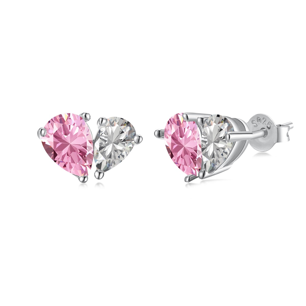 [HOT]Dazzling Elegant Heart Cut Lover Earrings