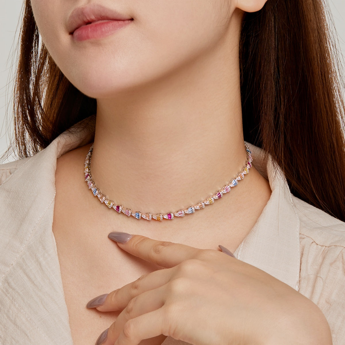 [HOT]Radiant Colorful Rainbow Necklace