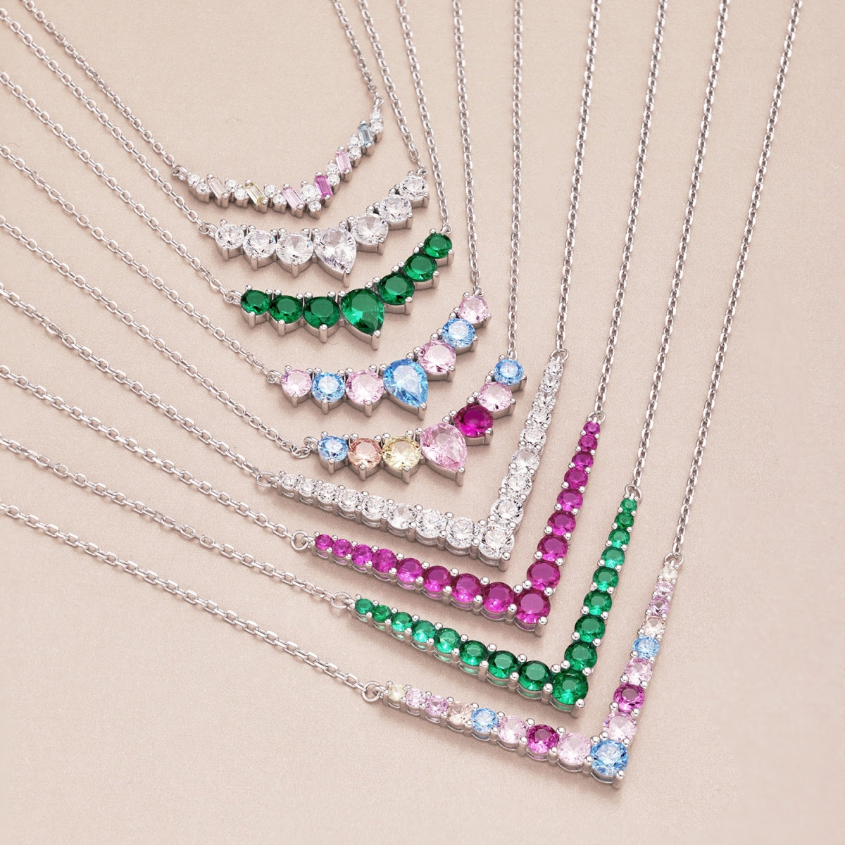[HOT]Dainty Colorful Heart Necklace