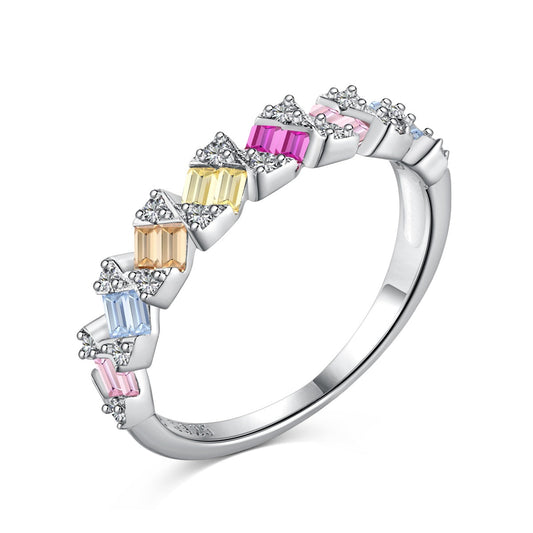 [HOT]Delicate Vibrant Emerald Cut Daily Ring