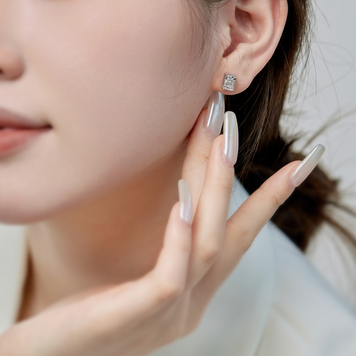 [HOT]Radiant Luxurious Princess Cut Daily Earrings