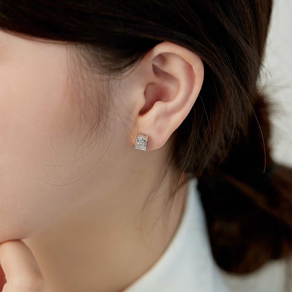 [HOT]Radiant Luxurious Princess Cut Daily Earrings