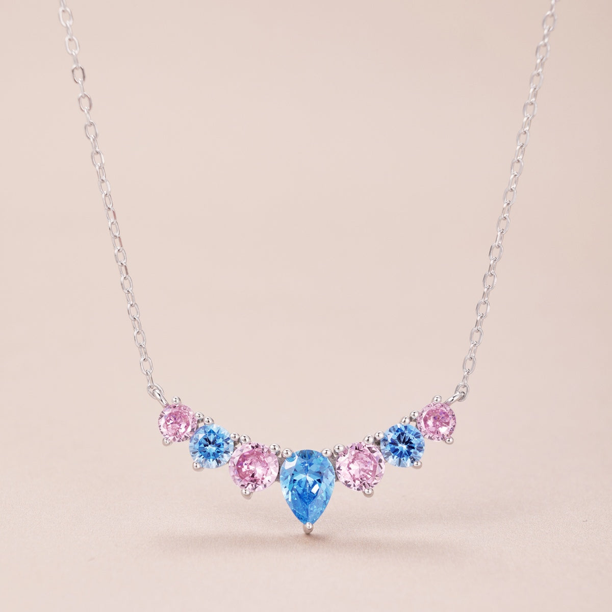 [HOT]Dainty Colorful Heart Necklace