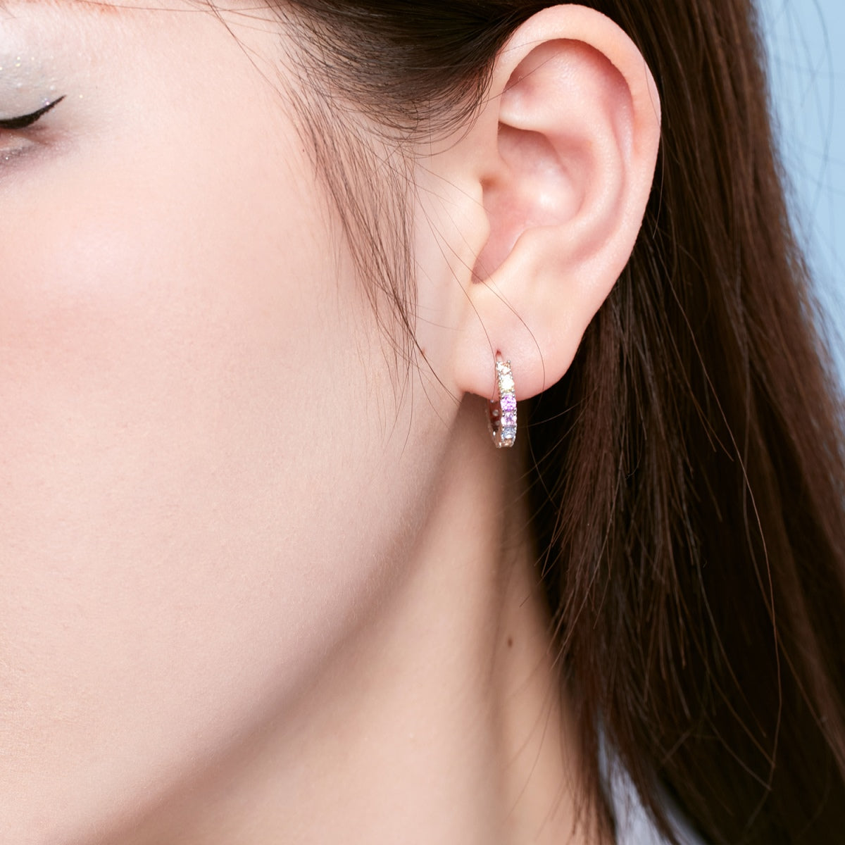 [HOT]Radiant Colorful Round Cut Earrings