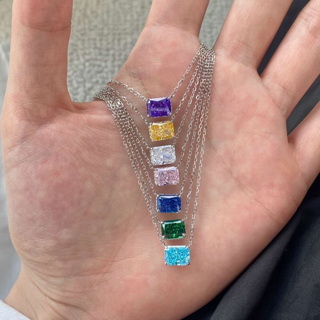 [HOT]Luxurious Square Shape Colorful Necalack