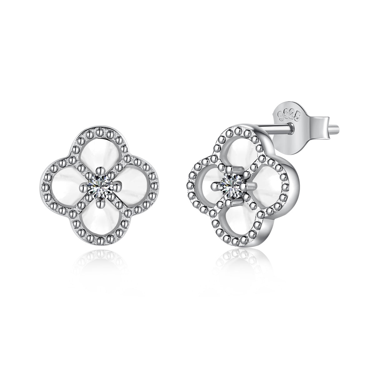 [HOT]Four-Leaf Clover Flower Shape Exquisite Earrings