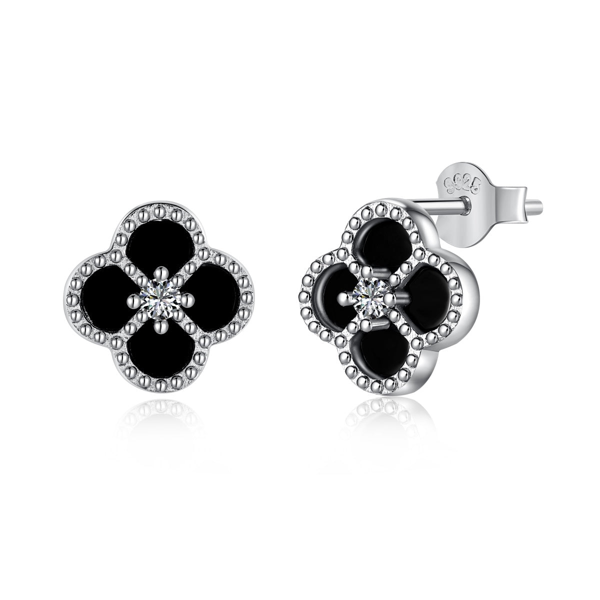 [HOT]Four-Leaf Clover Flower Shape Exquisite Earrings