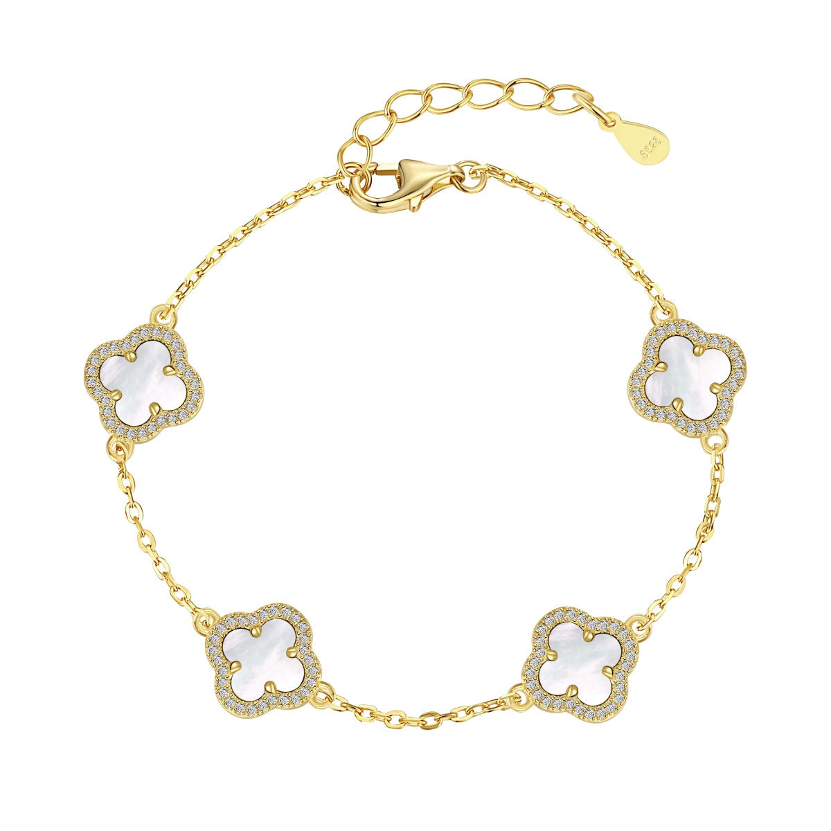 [HOT]Four-Leaf Clover Exquisite Bracelet