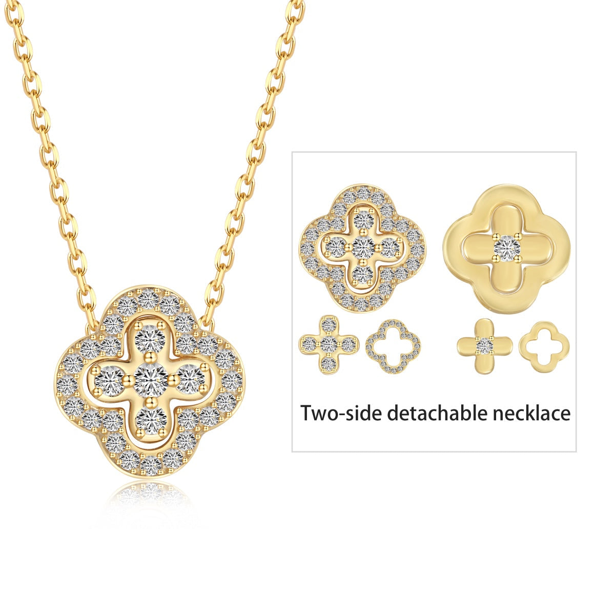 [HOT]Four-Leaf Clover Various DIY Wearable Necklaces