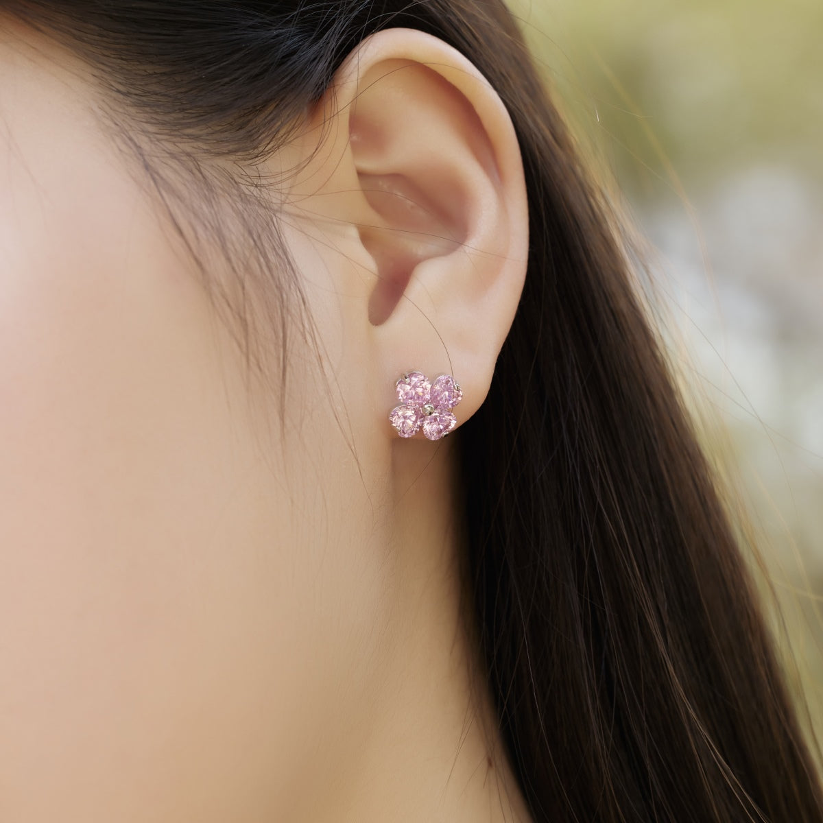 [HOT]Four-Leaf Clover Ball Earrings