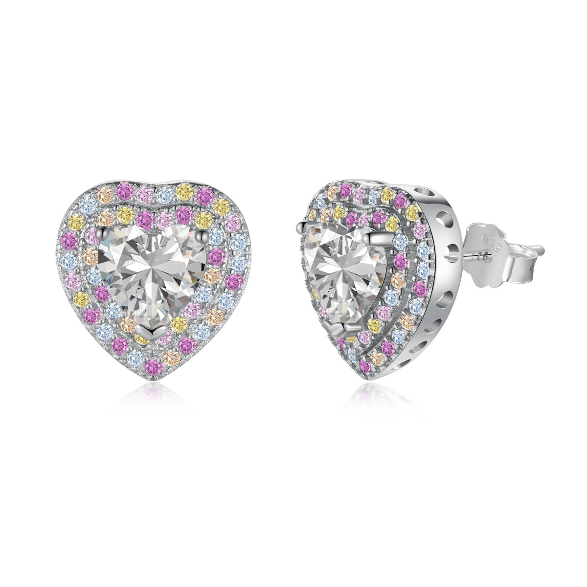 [HOT]Dazzling Heart Shape Lover Earrings
