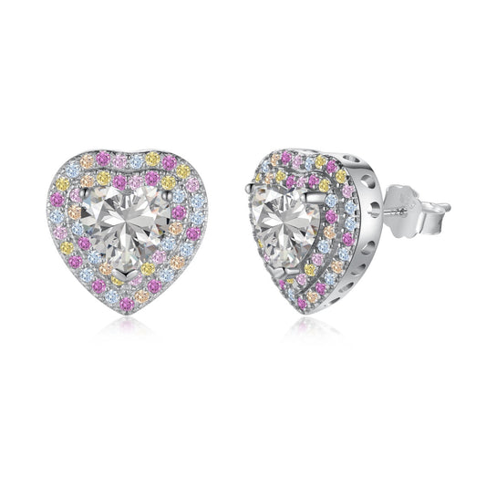 [HOT]Dazzling Heart Shape Lover Earrings