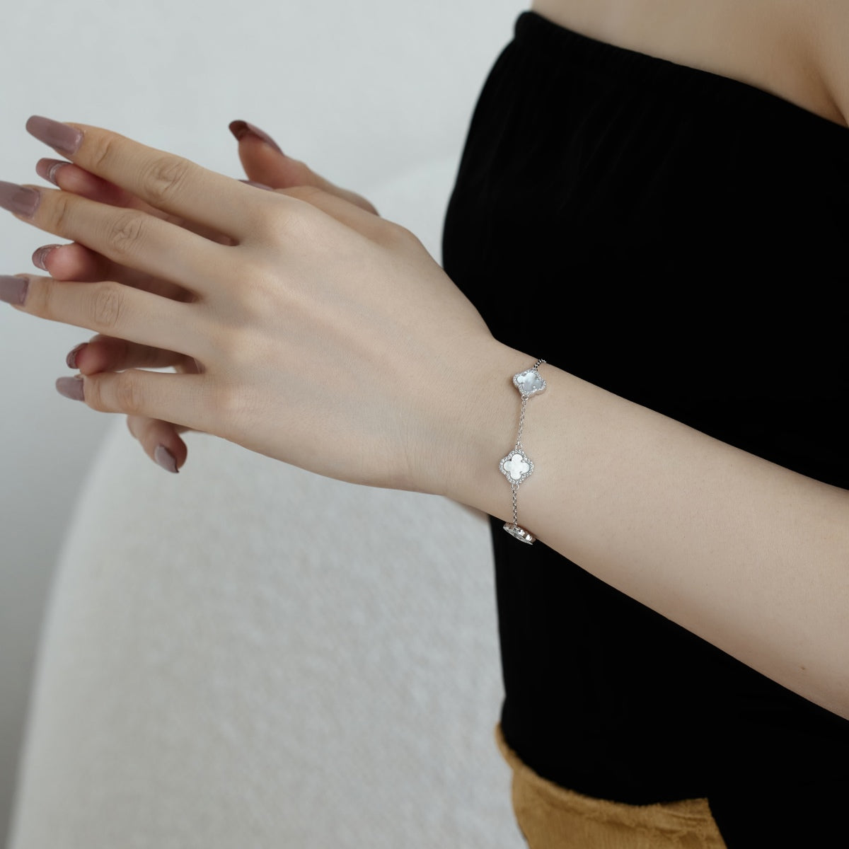 [HOT]Four-Leaf Clover Exquisite Bracelet