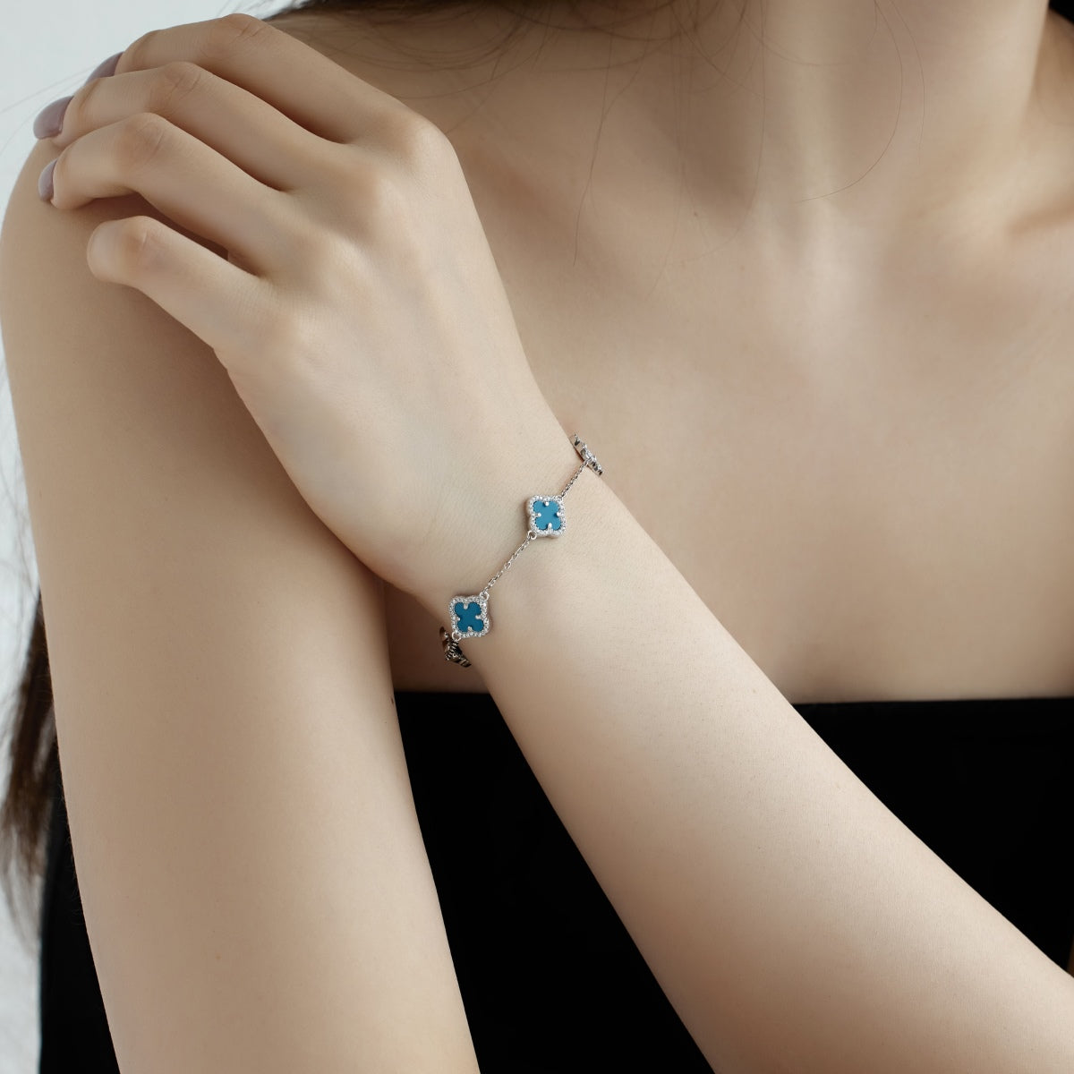 [HOT]Four-Leaf Clover Exquisite Bracelet