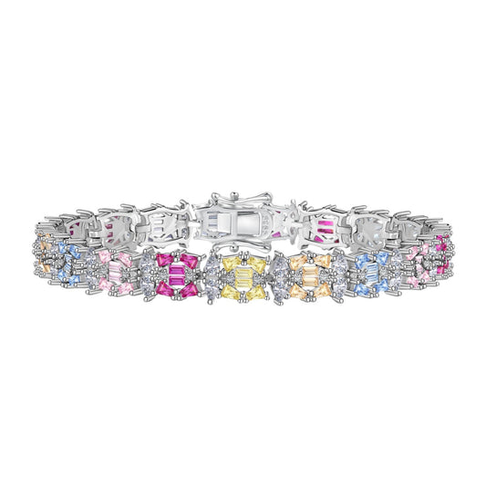 [HOT]Delicate Colorful Multi Cut Party Bracelet