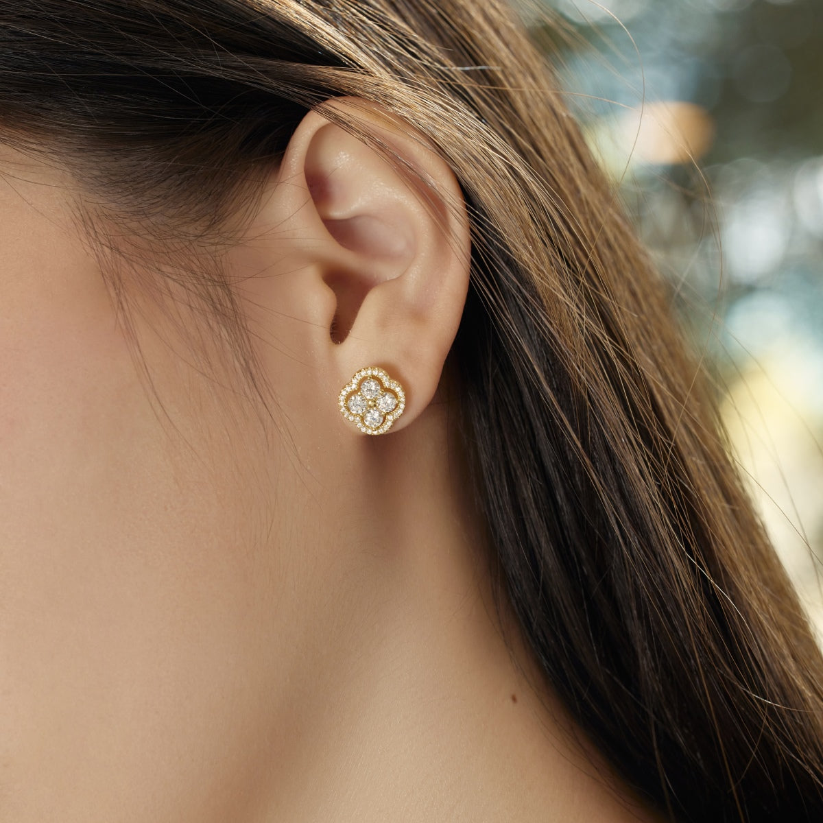 [HOT]Four-Leaf Clover Exquisite Earrings