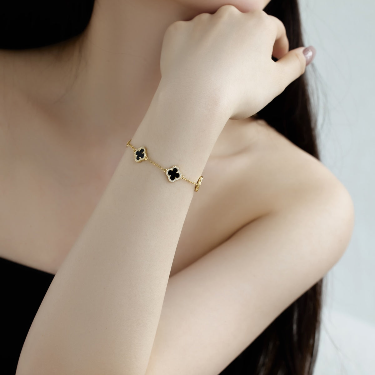 [HOT]Four-Leaf Clover Exquisite Bracelet