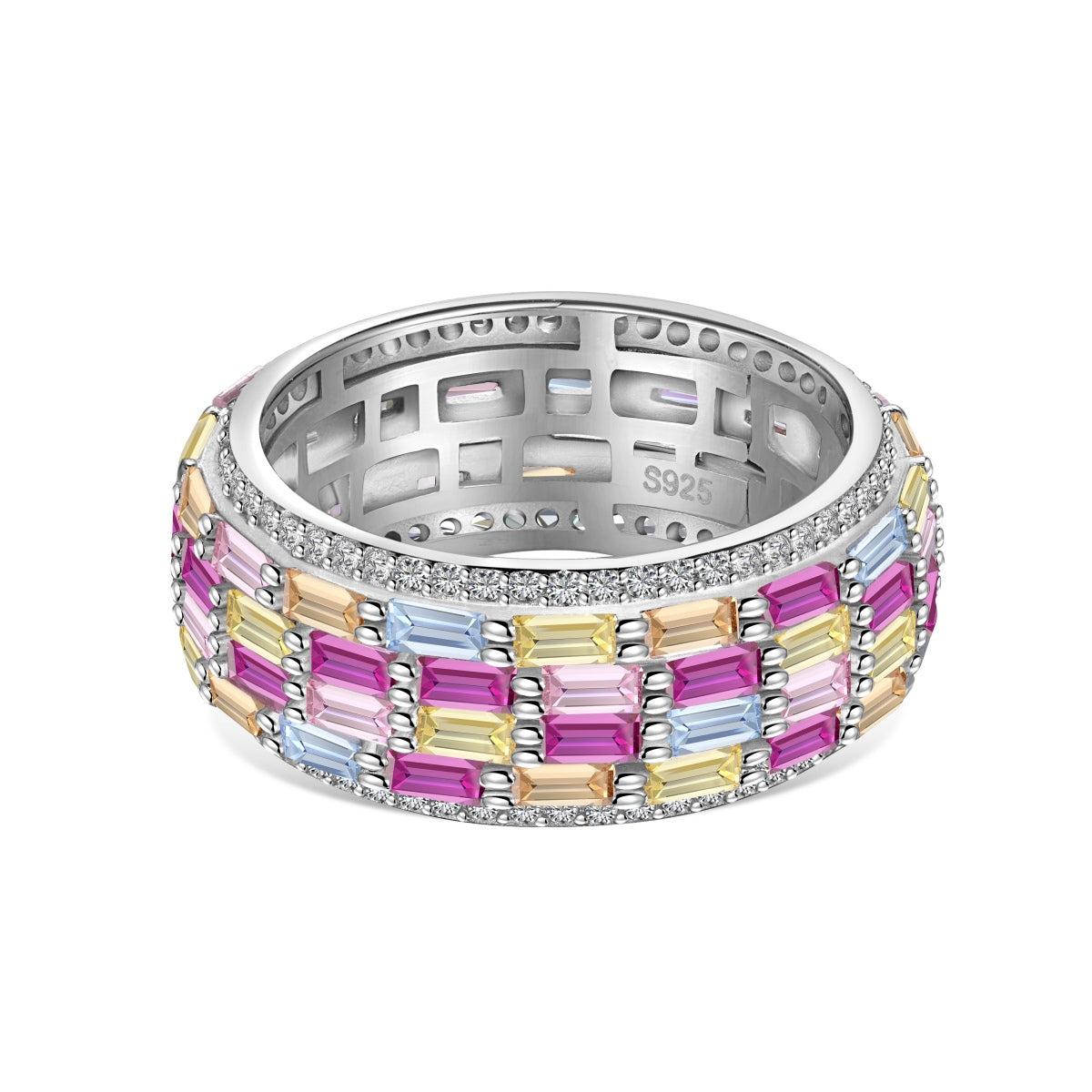 [HOT]Radiant Colorful Radiant Cut Daily Ring