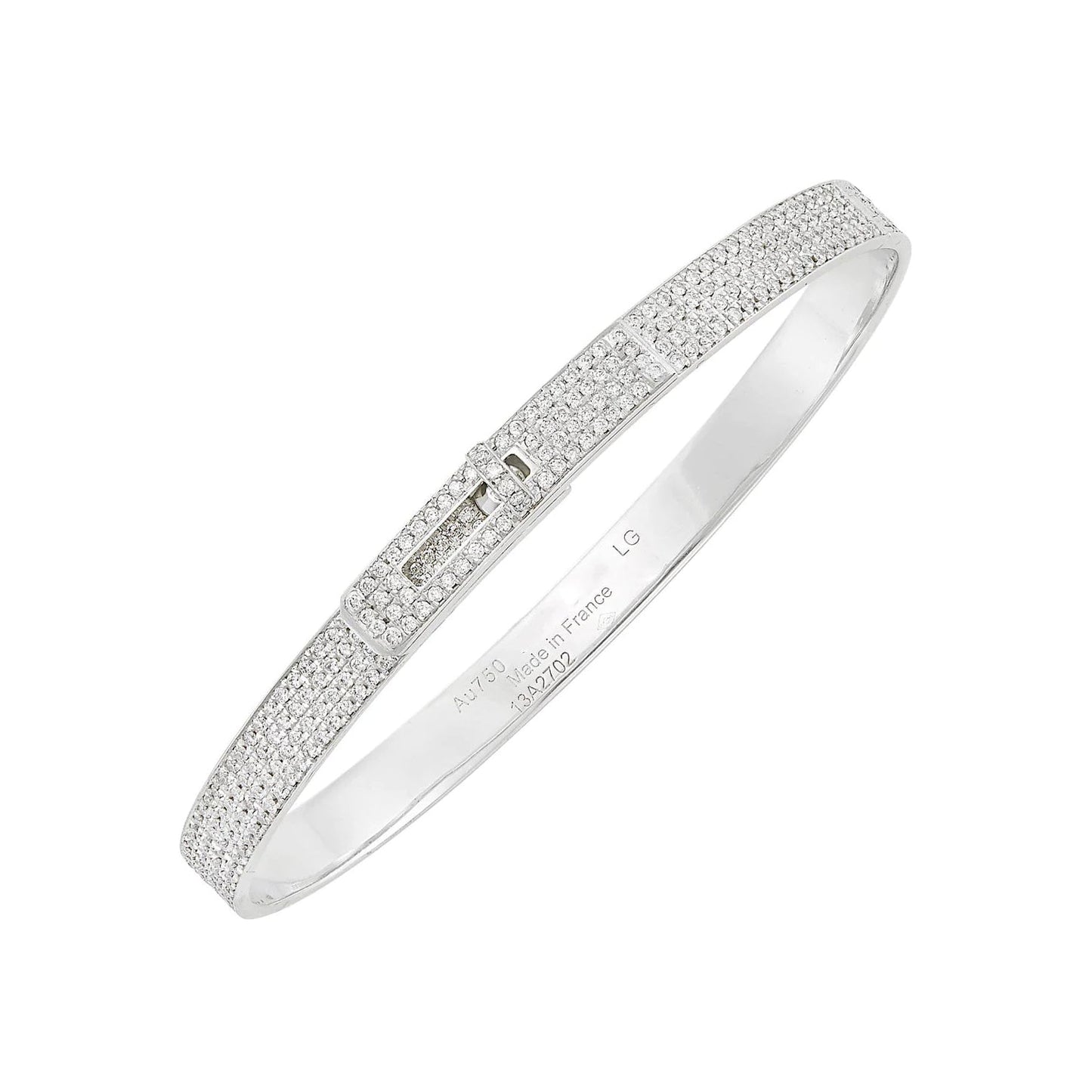 DIANA HM KELLY BRACELET IN SILVER AND FULL PAVE DIAMOND