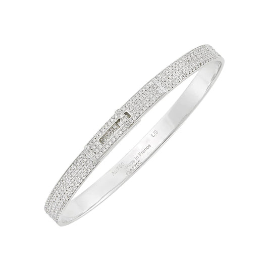 DIANA HM KELLY BRACELET IN SILVER AND FULL PAVE DIAMOND