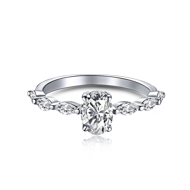 [HOT]0.75 Carat Luxurious Vibrant Elongated Cushion Cut Daily Ring
