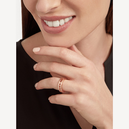 DIANA ZERO 1 ONE-BAND WITH OPENWORK LOGO SPIRAL RING