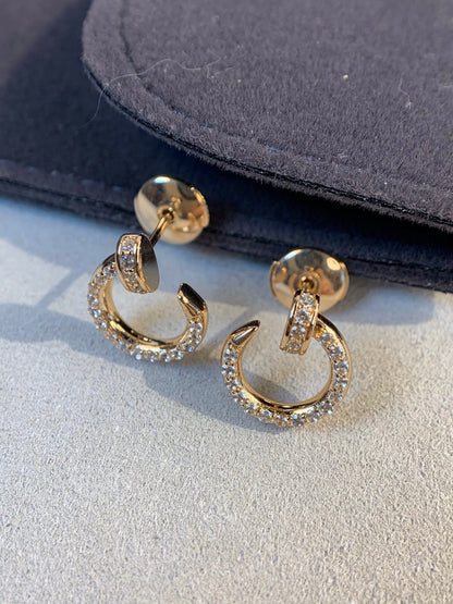 DIANA JUSTE EARRINGS GOLD DIAMONDS