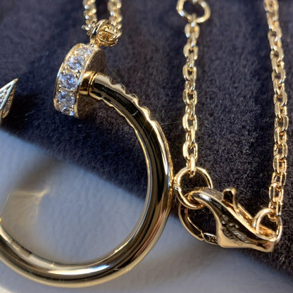 DIANA JUSTE NECKLACE PINK GOLD