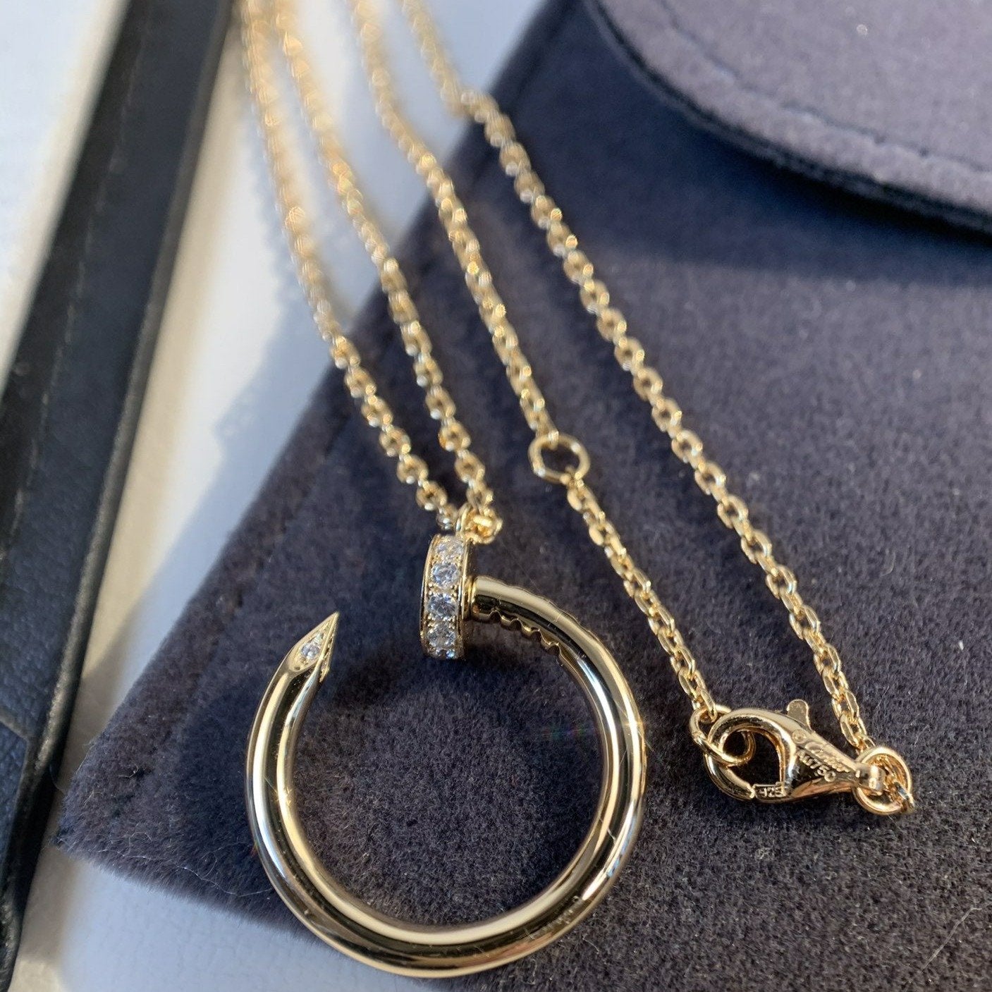 DIANA JUSTE NECKLACE PINK GOLD