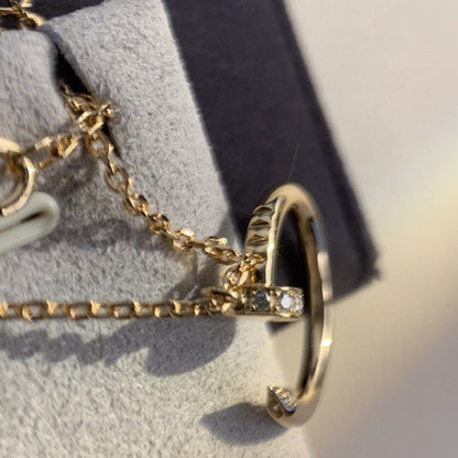 DIANA JUSTE NECKLACE PINK GOLD