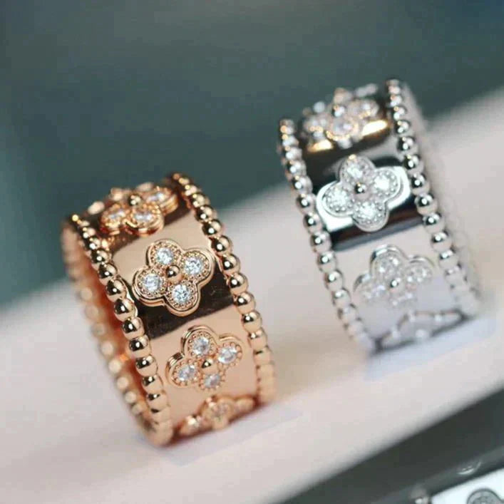 DIANA CLOVER KALEIDOSCOPE RING 10MM