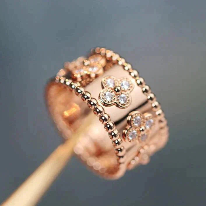 DIANA CLOVER KALEIDOSCOPE RING 10MM