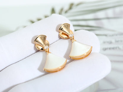 DIANA DREAM MOP PINK GOLD EARRINGS