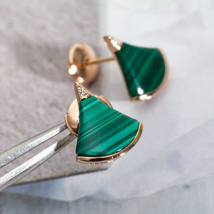 DIANA DIVAS DREAM EARRINGS PINK GOLD