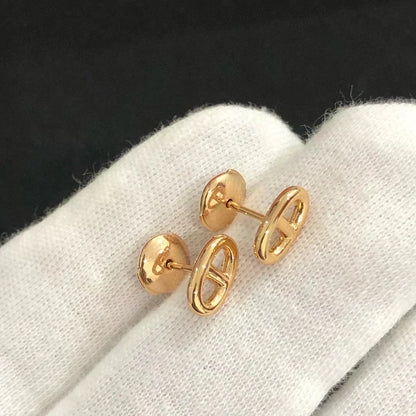 DIANA CHAINE SMALL EARRINGS GOLD AND SILVER