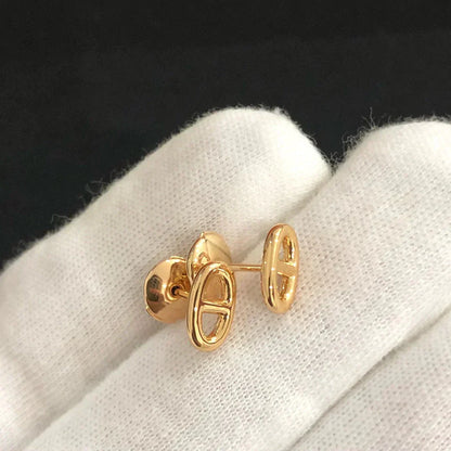 DIANA CHAINE SMALL EARRINGS GOLD AND SILVER