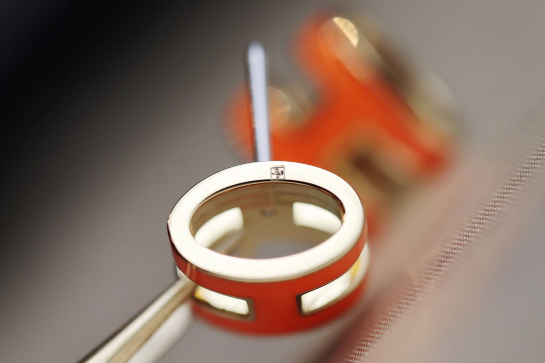 DIANA MINI POP H EARRINGS ORANGE