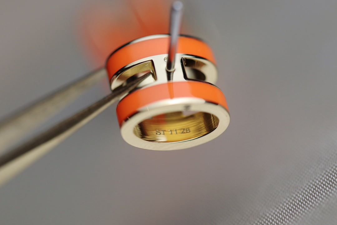 DIANA MINI POP H EARRINGS ORANGE