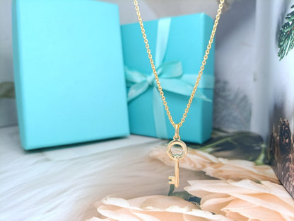 MINI KEY NECKLACE DIAMOND