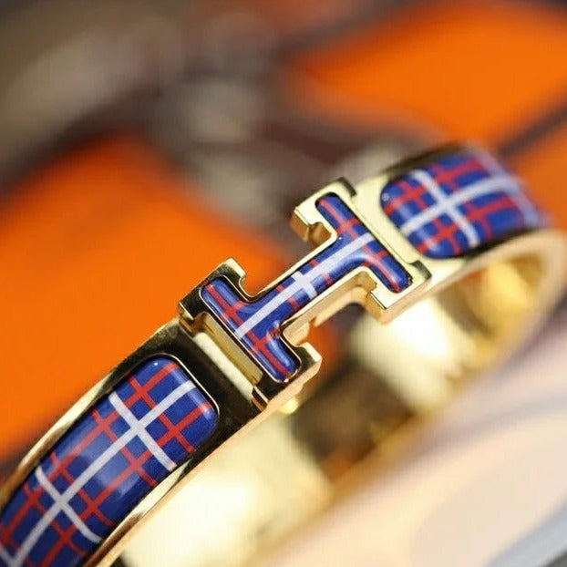 DIANA H TARTAN BRACELET 12MM