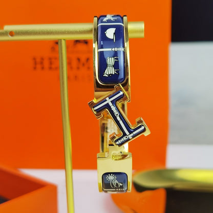 DIANA H COUVERTURES DARK BLUE BRACELET