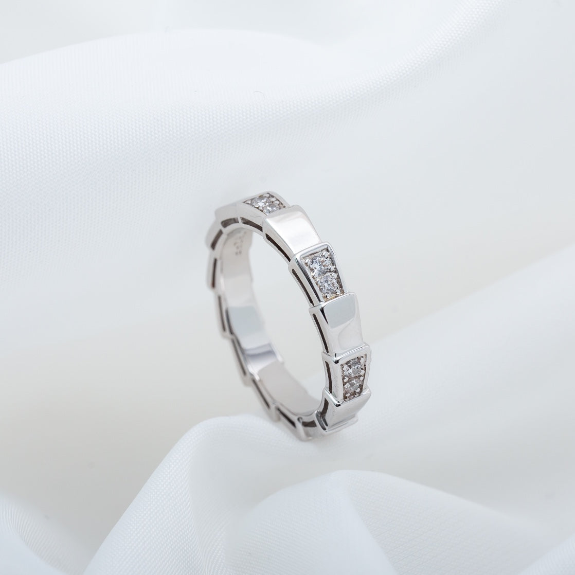 DIANA SERPENTI RING SILVER  3MM
