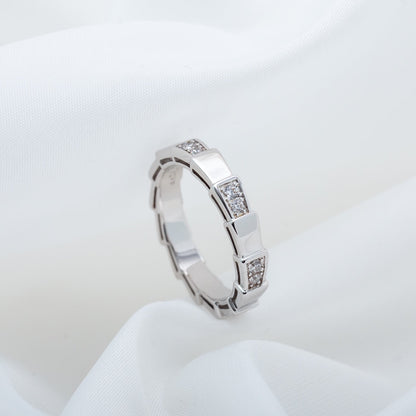 DIANA SERPENTI RING SILVER  3MM