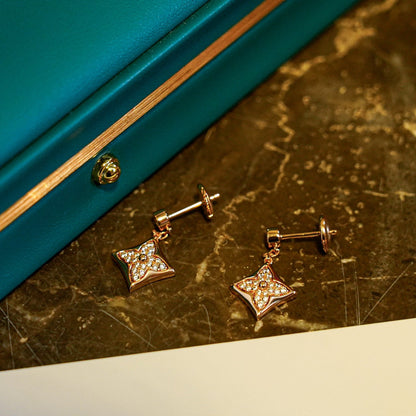 DIANA STAR DIAMONDS EARRINGS GOLD