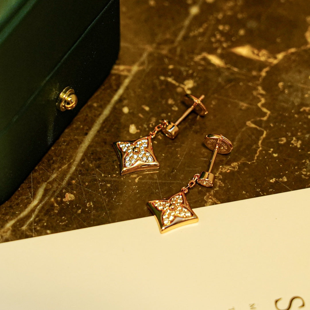 DIANA STAR DIAMONDS EARRINGS GOLD