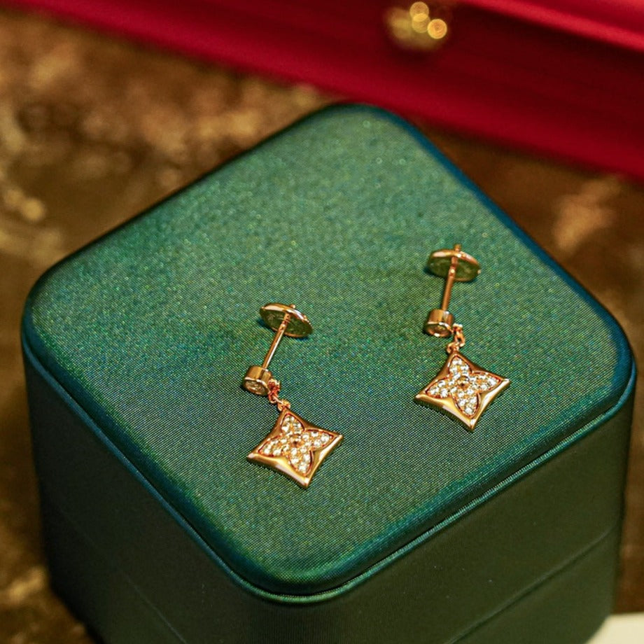 DIANA STAR DIAMONDS EARRINGS GOLD